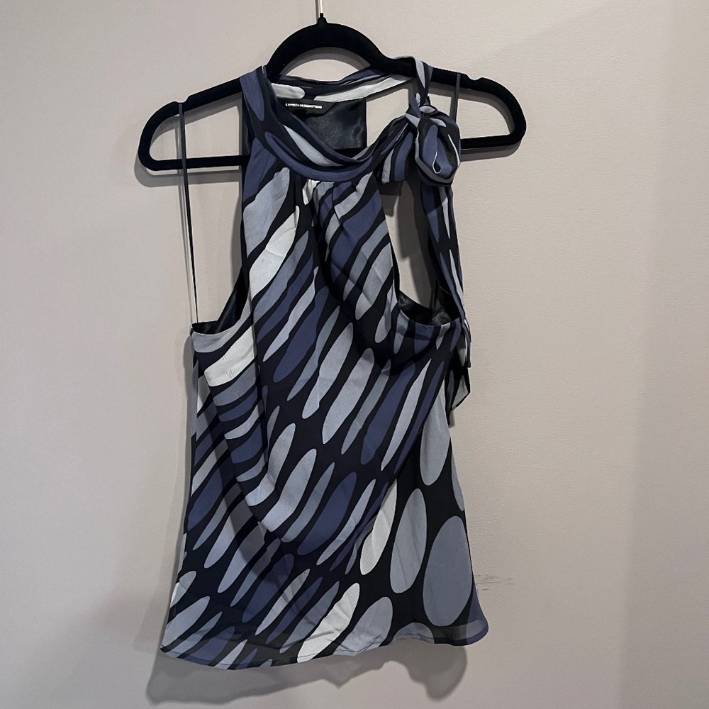 Express Sleeveless Bow Top